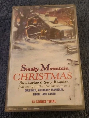 1992 Smoky Mountain Christmas Cumberland Gap Reunion Cassette Tape Foto 1 de 4