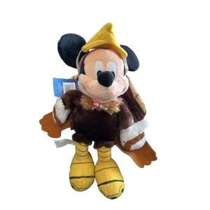 Disney Theme Park Edition Bean Bag Plush Mickey Turkey Thanksgiving 2004 NWT - Picture 1 of 13