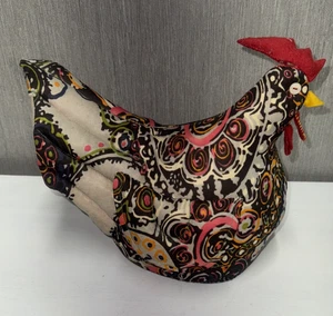 Fermaporta pollo fattoria tessuto pesato rustico vintage Cottagecore arredamento casa - Foto 1 di 10