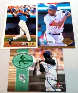 Cliff Floyd 2002 Fleer Traditions Lumber Company #14 &1993 Bowman - Picture 1 of 10