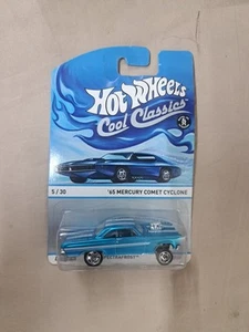 2013 Hot Wheels Cool Classics '65 Mercury Comet Cyclone Blue Spectrafrost VHTF - Picture 1 of 2