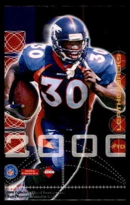 s2000 Collectors Edge Leatherbacks 预生产空白背面精制 Terrell Davis — 第 1/2 张图片