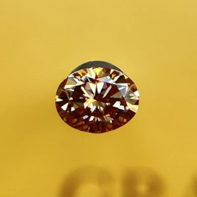 Oval Cut Champagne Loose Moissanite 1PCS 3x5-7x10mm for Unique Accessories - Image 1 of 4