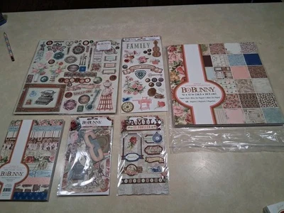 Colección Botanical Journal Bo Bunny. 2019 Nuevo. Álbum de recortes Wysiwyg Foto 1 de 4