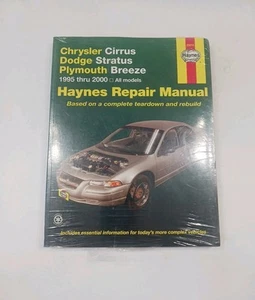 Haynes Repair Manual 25015 Chrysler Cirrus, Dodge Stratus &Plymouth Breeze 95-00 - Picture 1 of 7