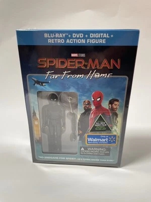 Spider-Man Far From Home Blu-ray / DVD / Retro Action Figure NEW SEALED - Image 1 of 4