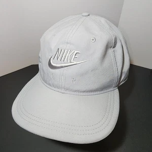 Nike Air Pro Vintage Look Strapback Hat Cap Slide Back Big Swoosh Spell Out - Picture 1 of 11