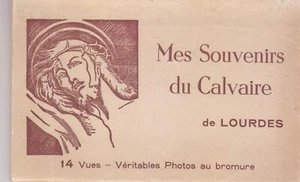 61) MES SOUVENIRS DU CLVAIRE DE LOURDES 14 CARTOLINE - Picture 1 of 2