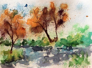 Bole, Andrej : ORIGINAL Grafik auf Papier Aquarellzeichnung 2010 - Picture 1 of 1