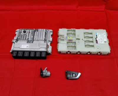 JUEGO DE LLAVES DE ENCENDIDO BMW X3 X4 530 B46 CARROCERÍA MOTOR UNIDAD CONTROL MÓDULO ECU DME BCM Foto 1 de 4
