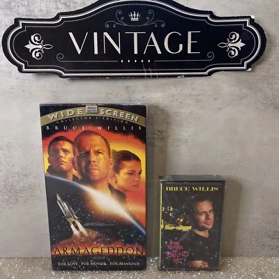 VTG 1996’ ArmageddonVHS & 1987’The Return Of Bruno,Cassette Brand New Watermarks - Image 1 of 4