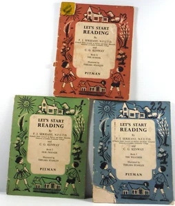 Lets Start Reading Book 2 , 3 , 11 by F Serjeant C G Kenway vintage school 1959 - Bild 1 von 16