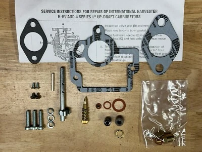 Farmall H HV y W-4 Kit Carburador Básico 45108 y 50981 Foto 1 de 2