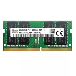 New SK Hynix 32GB DDR4 3200MHz PC4-25600 262-Pins 2RX8 Laptop SODIMM Memory Ram - Picture 1 of 5