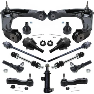 Front Upper Control Arms Tierods for Chevy GMC Silverado Sierra 2500 HD H2 G11 - Picture 1 of 7