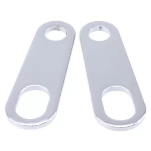 2x Motorbike Indicator Turn Signal Light Bracket Holder Adapter Mounting Chrome - Picture 1 of 8