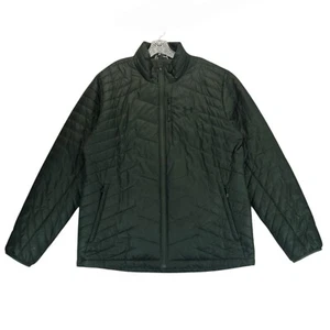 Under Armour Storm Cold Gear Jacket Mens 2XL Dark Green Lightweight Windproof - Picture 1 of 16