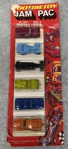 NEW 1978 TOOTSIE TOY CARS Jam Pac Diecast Metal 6 Pack Blue Mercedes - Picture 1 of 7