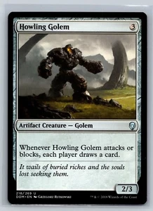 MTG Magic the Gathering Howling Golem (218/296) Dominaria - Picture 1 of 1
