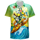 Mickey And Friends Surfing Let's Enjoy Summer Time Summer Vibes Hawaiian Shirt