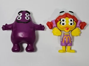 McDONALDS GRIMACE & BIRDIE CACTUS PLANT FLEA MARKET FIGURES ADULT HAPPYMEAL 2022 - Picture 1 of 4