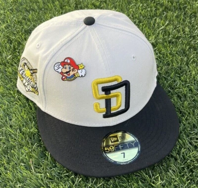 San Diego Padres Fitted Hat With Pin Made In Bangladesh - Image 1 of 2