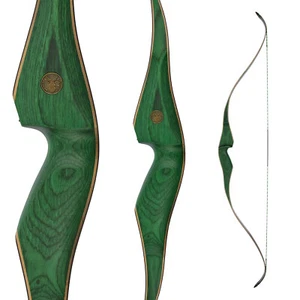 JACKALOPE - Malaquita + 60 pulgadas carbono One Piece arco recurvo 35 lbs RH, naturaleza - Imagen 1 de 8
