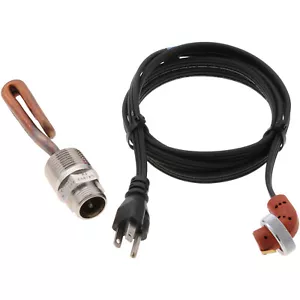 Engine Block Heater Powerful Immersion Type fits John Deere Tractor 6105 6125 - Picture 1 of 5