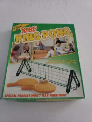 Parker Bros VTG 1982 Nerf PING PONG Table Top Tennis Game - Image 1 of 4