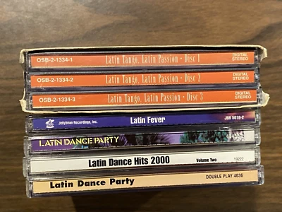 Latin Dance Party Lot – Latin Tango, Salsa, Merengue, Soundalikes (7 Discs) EXC - Image 1 of 4