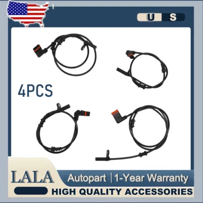 4x Sensores de velocidad de rueda ABS delanteros y traseros para Mercedes-Benz SLK250 SLK300 SLK350 Foto 1 de 4