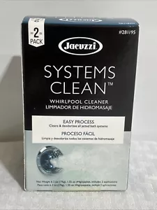 Jacuzzi & Whirlpool Tub Cleaner / 6.2 oz ~ Deep Cleaning Powder - 2 Packets - Picture 1 of 4
