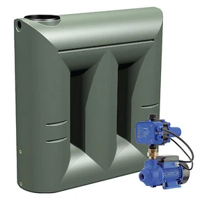 2000LT Short Slimline Tank and Garden Pump - Delivery to Most of VIC - Picture 1 of 3