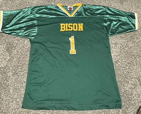 VTG NDSU North Dakota State University Bison Football Jersey 3XL Mens K1 #1 Cover