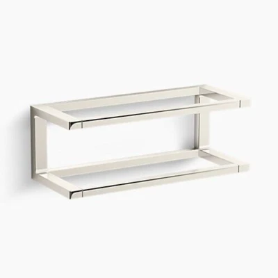 Kohler K-27353-SN - Marco de toallero Draft 12" en acabado de níquel pulido Foto 1 de 4