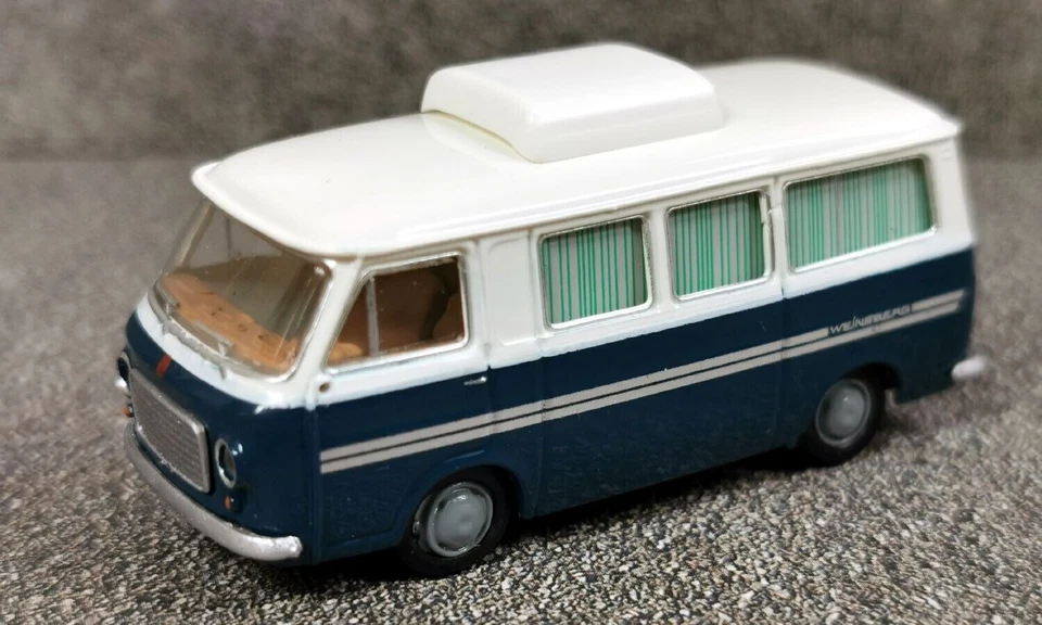 BREKINA 34417 - Fiat 238 camper bianco blu  Scala H0 1:87 - Immagine 1 di 1