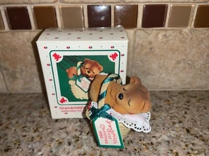 Primera Navidad del nieto 1986 adorno fechado sello 2 1/2" #1648 - Imagen 1 de 11