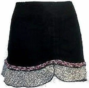 True Meaning Classy Black Knit Skirt NWT $98 Sz 6 - Picture 1 of 2