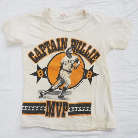 Vintage Pittsburgh Pirates Willie Stargell Single Knit T Shirt Youth Size 8 Cover