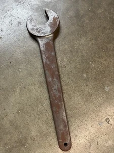 HUGE Antique Vintage J H Williams Industrial 2 inch single open end wrench - Picture 1 of 5