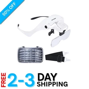 Versatile Magnifying Glasses with LED Lights - Ideal for Crafts & Hobbies - Picture 1 of 11