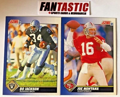 1991 Score NFL Football Card YOU PICK #251-500 - Image 1 of 2