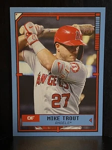 2022 Topps Exclusive Throwback Thursday Mike Trout 1991 Terminator 2 - Foto 1 di 2