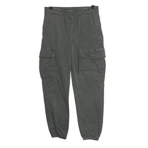 American Eagle Outfitters Women's Gray Cargo Jogger Pants Size 8 Stretch Comfort - Picture 1 of 7
