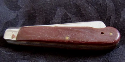 ÚTIL, NAVAJA DE BOLSILLO PLEGABLE VINTAGE, 'KLEIN'S TOOLS' corta, hoja única Foto 1 de 4