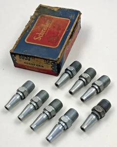 Schrader Hose Quick Disconnect Adapters 1/4in Male QD Interchange 1/4in Male NPT - Picture 1 of 6