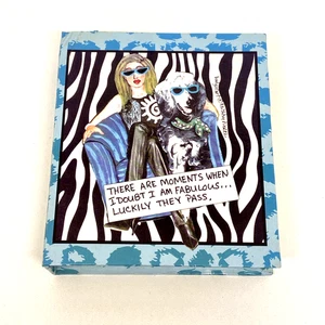 Trinket Box Cardboard Art by Bad Girls Couture - Picture 1 of 12