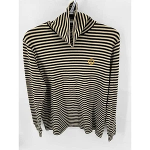 Lauren Ralph Lauren Damen Pullover gestreift Rollkragen Langarm Oberteil M - Bild 1 von 7