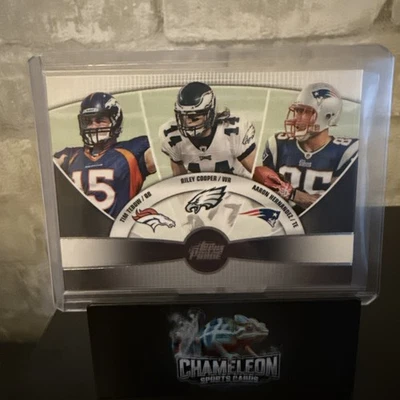 2010 Topps Prime - 3rd Quarter Tim Tebow, Aaron Hernandez, Riley Cooper #3Q-2... - Image 1 of 2