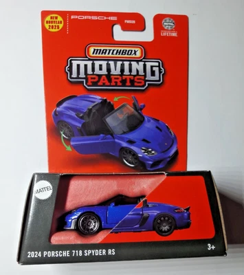 Matchbox - 2024 Porsche 718 Spyder RS - MBX Moving Parts Serie 2025 - JBW72 - Immagine 1 di 2